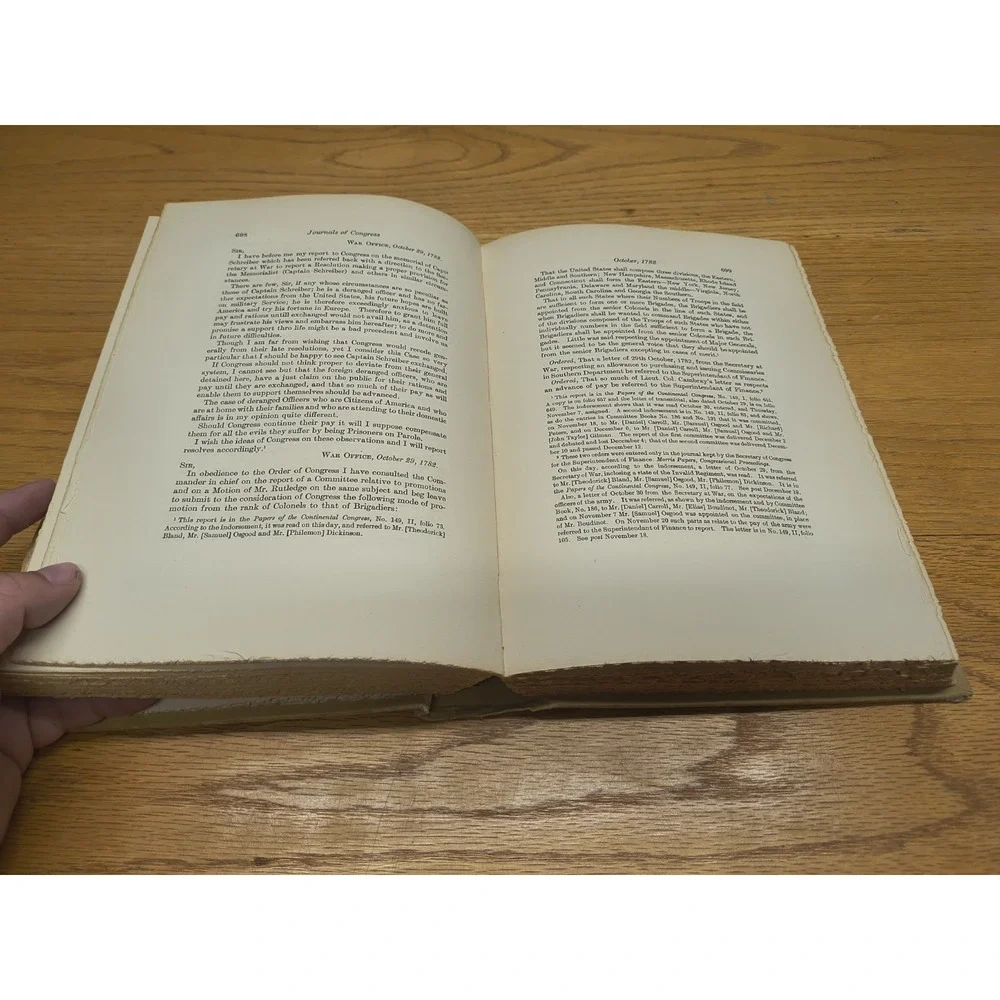 Journals of the Continental Congress, 1774-1789 Vol 23 1904 Edition‎ HC Book